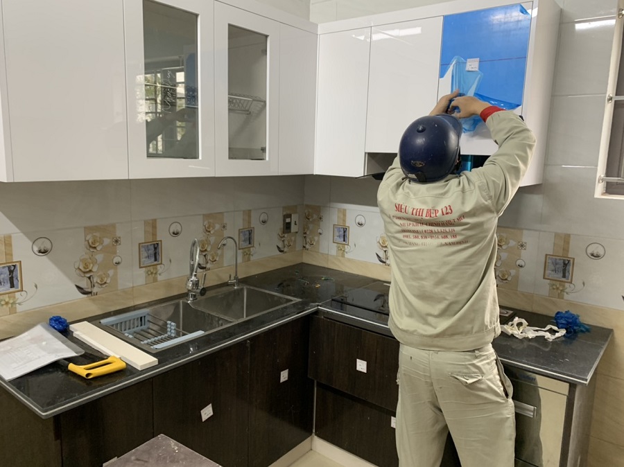 lắp đặt tủ bếp nam định