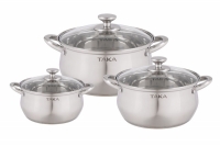BỘ NỒI INOX TAKA TKC03C